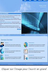 Exemple de design pour un site Internet Pack Boutique Web